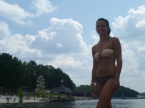 Mexikanerin am Strand